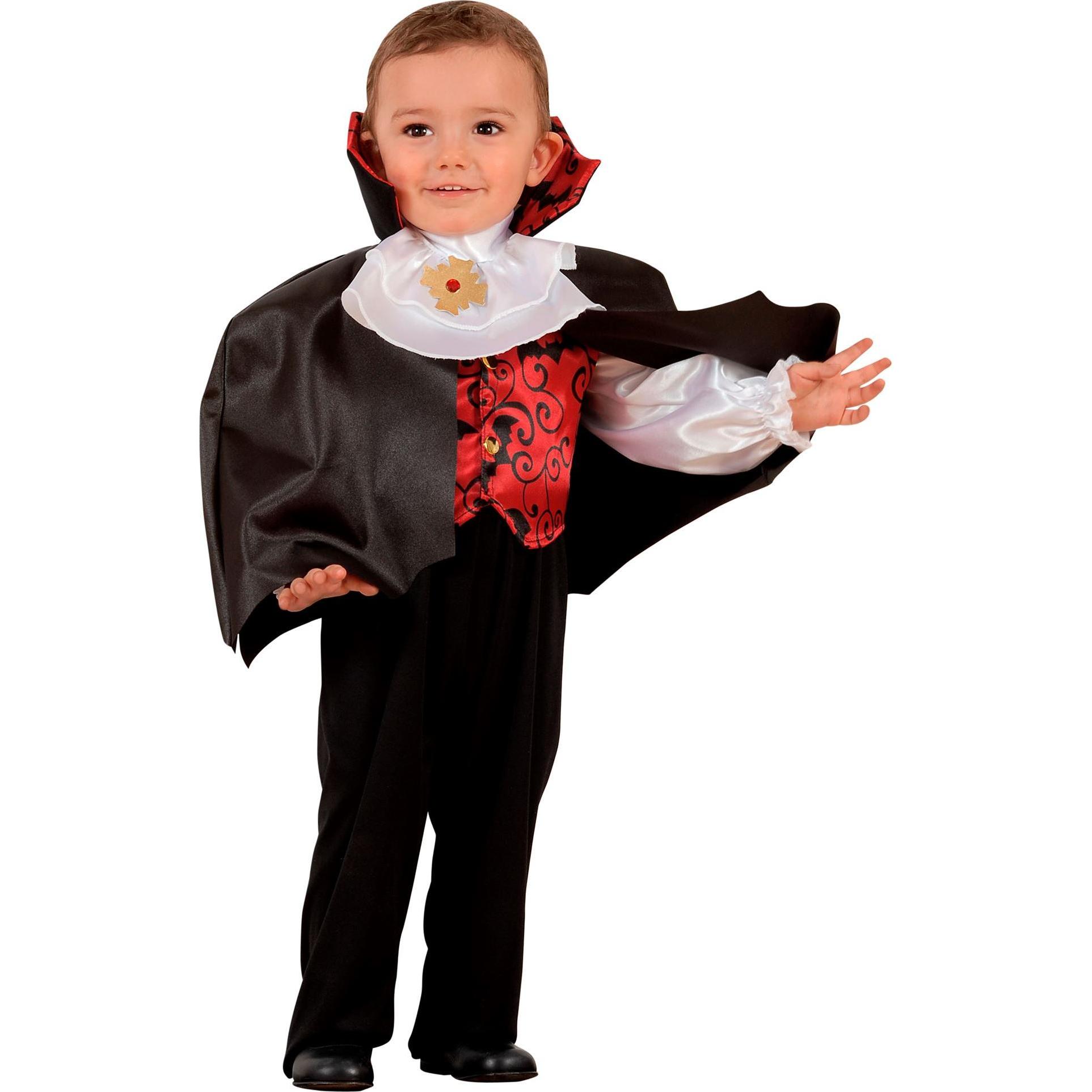 Widmann VAMPIR (Hemd mit Weste, Jabot, Umhang mit Halsband), 104 cm / 2-3 Years (2, 3)