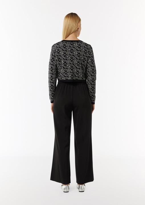 Produktbild Comma Strickjacke Kurzer Feinstrickcardigan mit grafischem Muster (34)