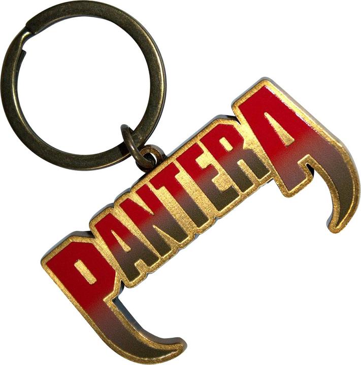 Actual product image Pantera Fangs Logo Keyring