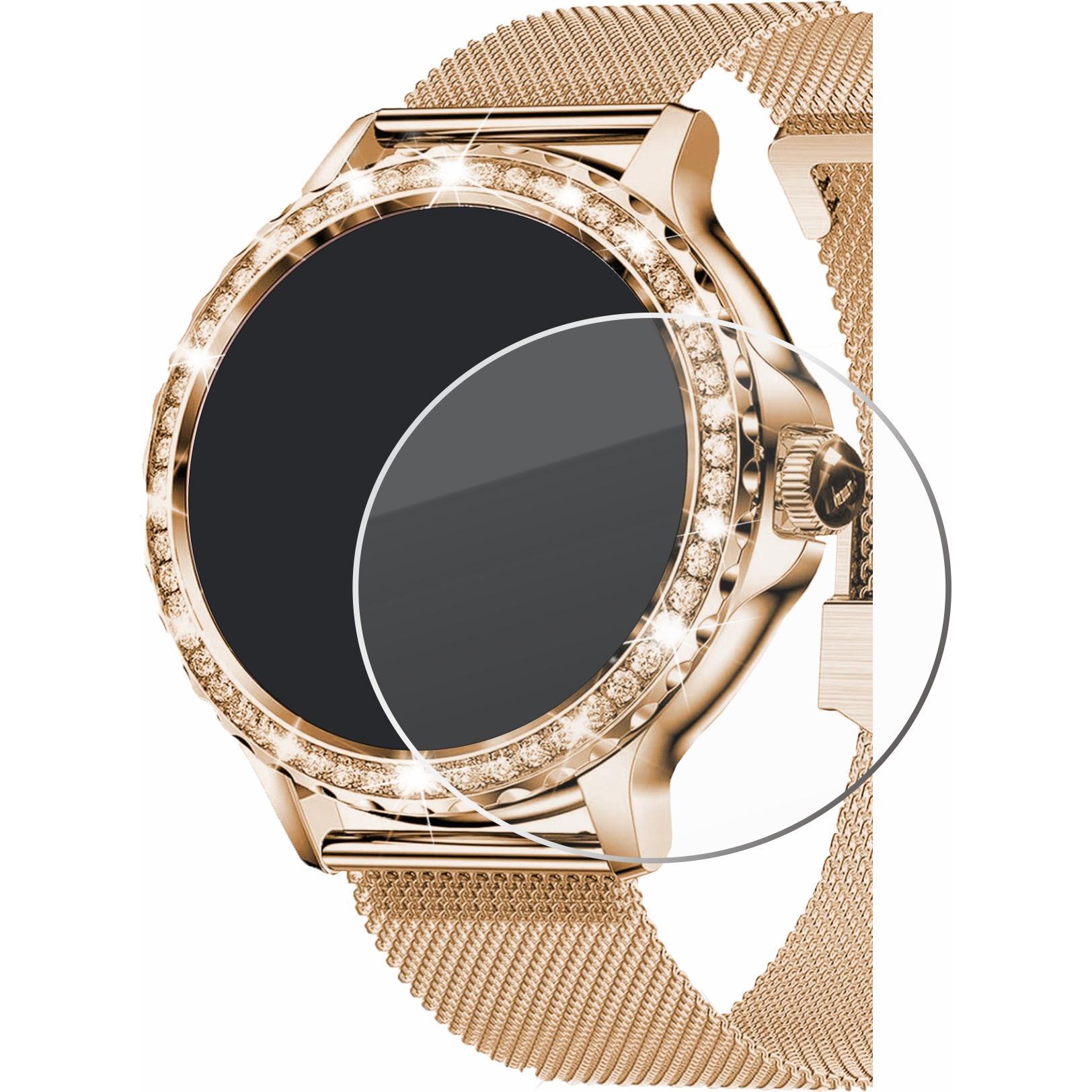 Thumbnail - Savvies Panzerglas Schutzglas Displayschutz, Smartwatch Schutzfolie, Transparent