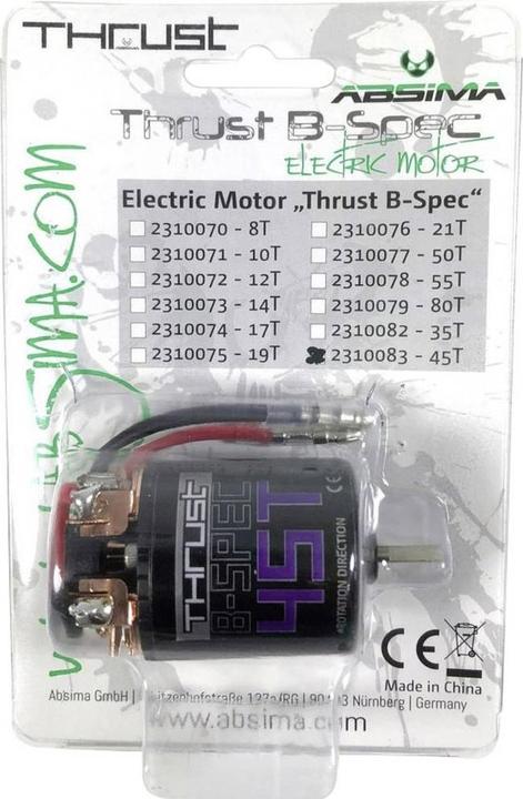 Produktbild Absima Elektro Motor Thrust BSpec Crawler 45 Turns