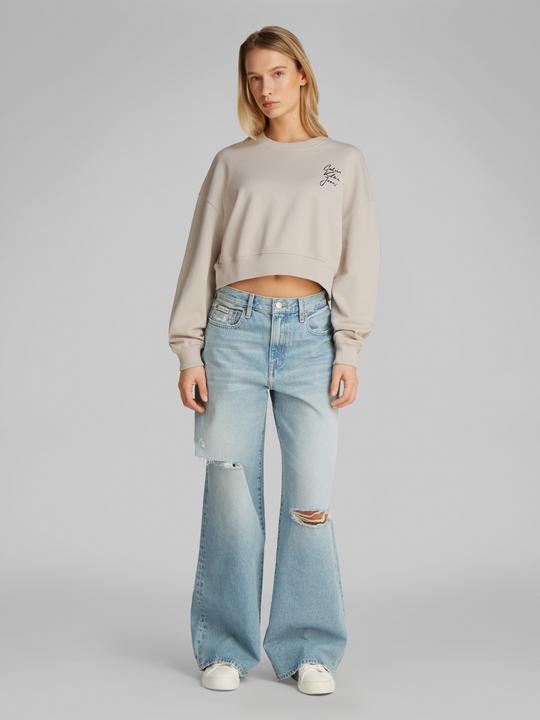 Actual product image Calvin Klein Script Institutional Crewneck (M)