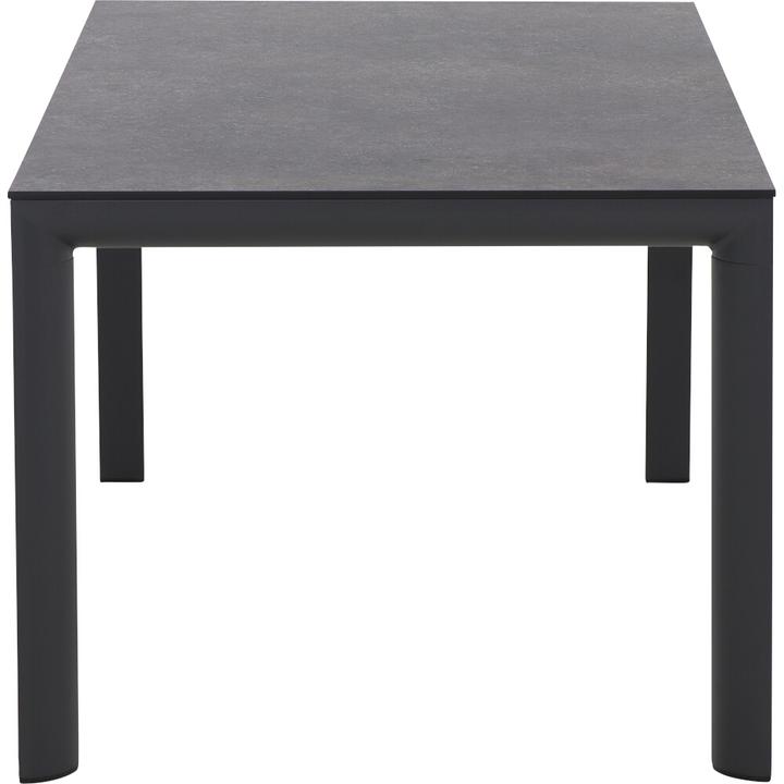 Actual product image Siena Garden Silva Dining Tisch 137,5x90cm matt anthrazit / HPL titan (140 cm)