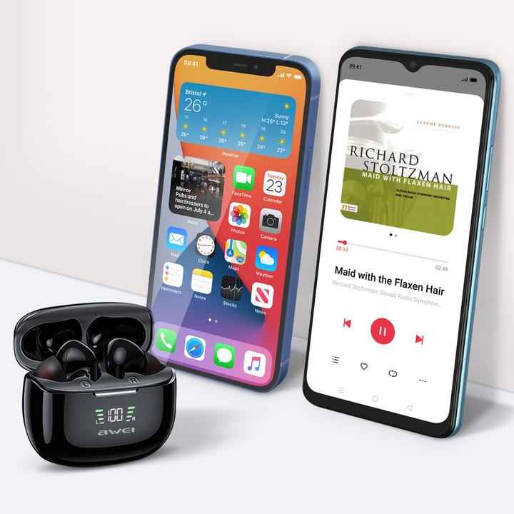 Actual product image Awei Wireless Bluetooth Headphones (ANC, 58 h, Wireless)
