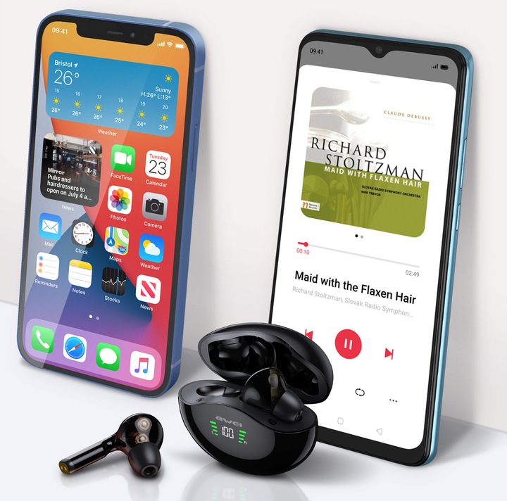 Actual product image Awei T12P (4 h, Wireless)