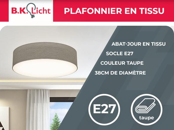 Image du produit B.K.Licht Plafonniers (E27)
