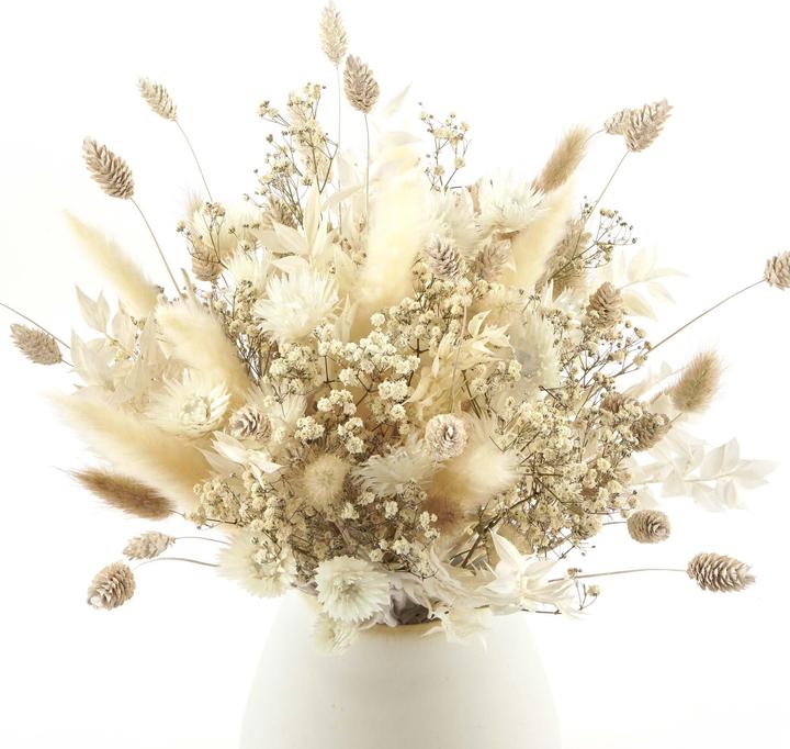 Geschenkkörbe CH White Harmony (Trockenblumen)