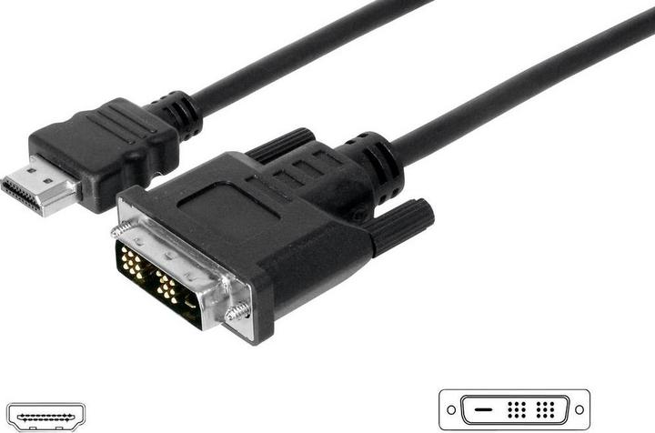 Productafbeelding Digitus HDMI (type A) - DVI (3 m, DVI, 1.3)