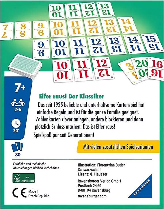 Produktbild Ravensburger Elfer raus! (Deutsch, 2 - 6 Spieler)