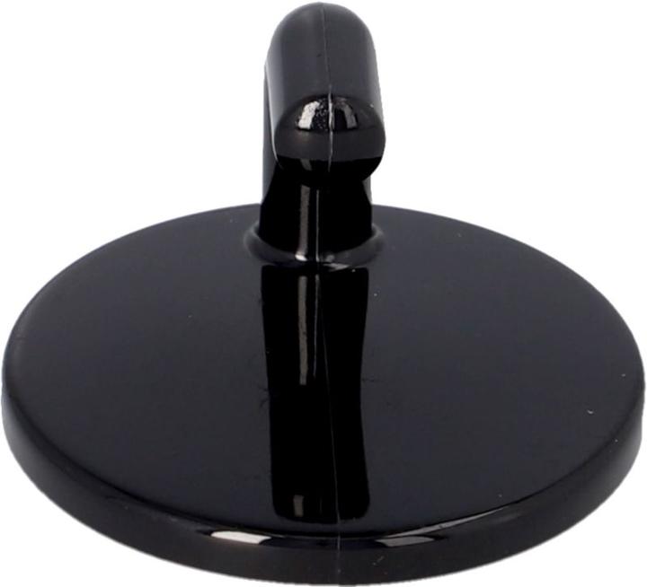 Image du produit Inofix Crochet adhésif rond, noir, 2 pièces