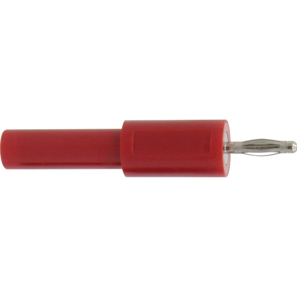 Donau Adapter Stecker 2mm Buchse 4mm Rot, Elektronikkabel + Stecker, Rot