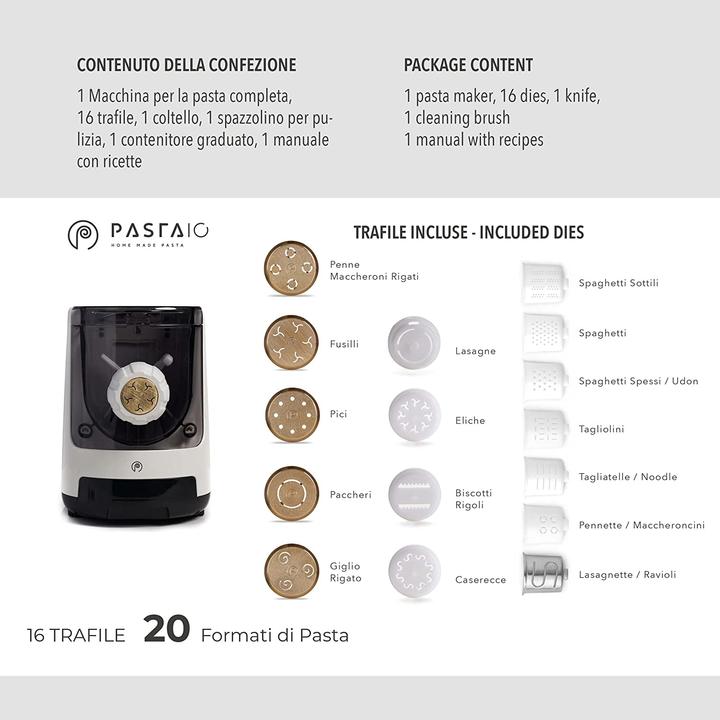 Immagine prodotto Classe Italy Macchina per la pasta fino a 800 g