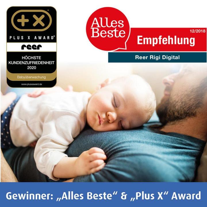 Image du produit Reer Babyphone Neo Digital 50040, modèle 2018 (Babyphone Audio, 250 m)
