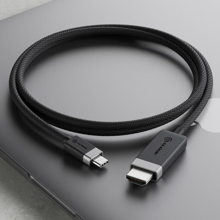 Image du produit Alogic Fusion USB-C vers HDMI 2.0 4K Câble 1m gris espace (1 m, HDMI, 2.0)