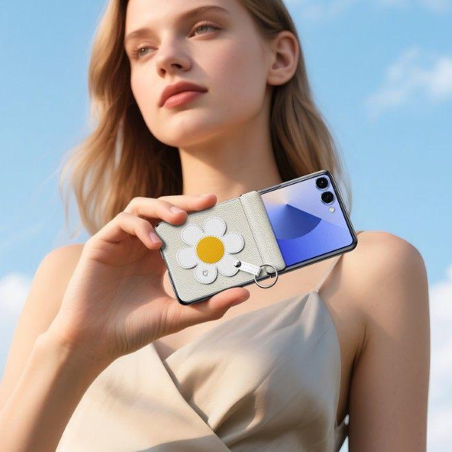 Produktbild Dux Ducis Luvy Series Leder Hardcase Hülle (Samsung Galaxy Z Flip7)