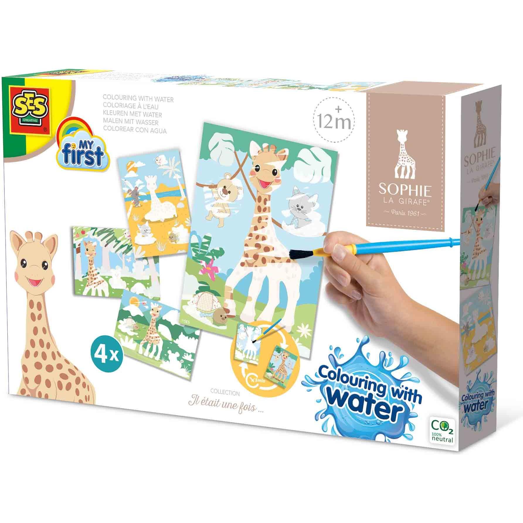 Ses La mia prima Sophie La Girafe - Dipingere con l'acqua