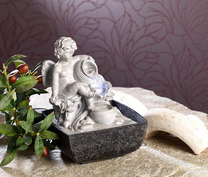 Produktbild Infactory Beleuchteter Zimmerbrunnen mit Engel
