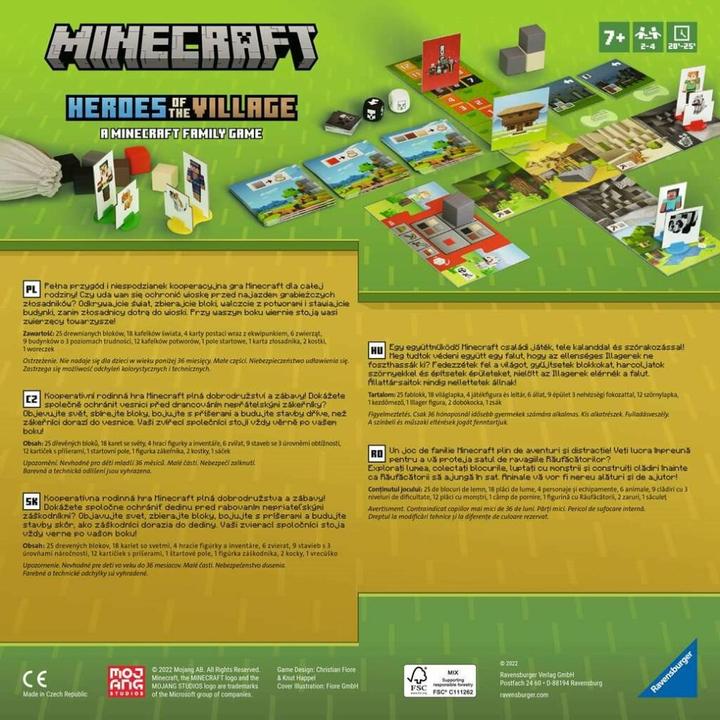Productafbeelding Ravensburger Minecraft dla dzieci Uratuj wioskę (Pools)