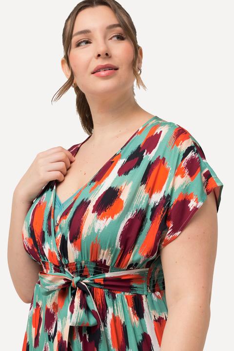 Actual product image Ulla Popken Abstract Print Kaftan (58, 60, 62)