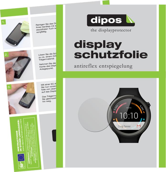 Actual product image Dipos Screen Protector Anti-Glare (Motorola Moto 360 Sport)