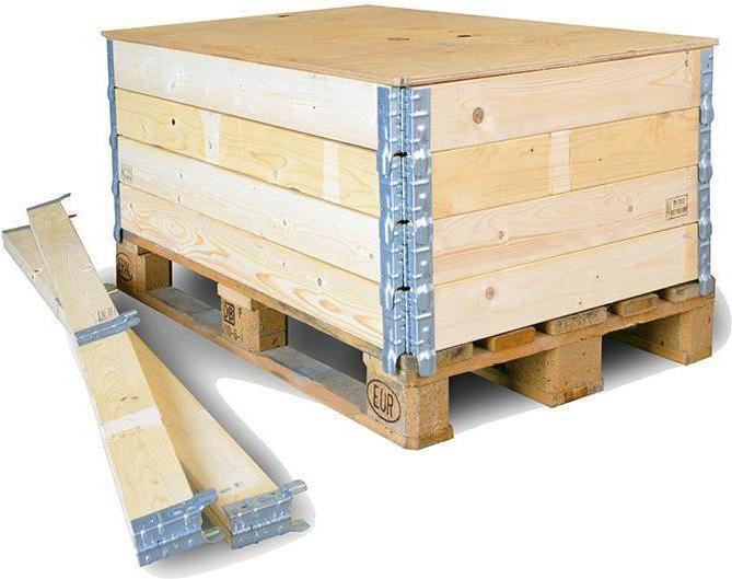 Immagine prodotto Transpak Telaio di accatastamento in legno per Euro pallet dimensioni 1200x800x300 mm altezza utile 300 mm