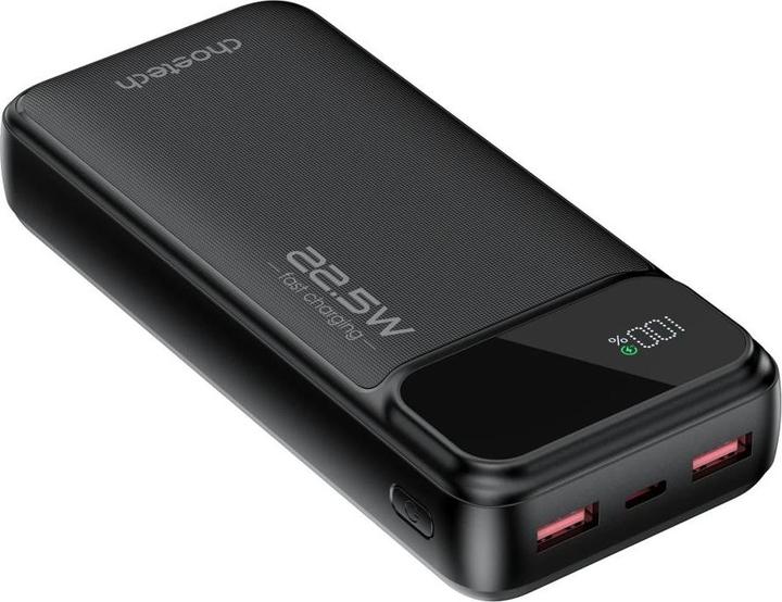 Produktbild Choetech Powerbank B729 20000mAh 22.5W PD USB-A / USB-C - black (20000 mAh, 22.50 W, 74 Wh)