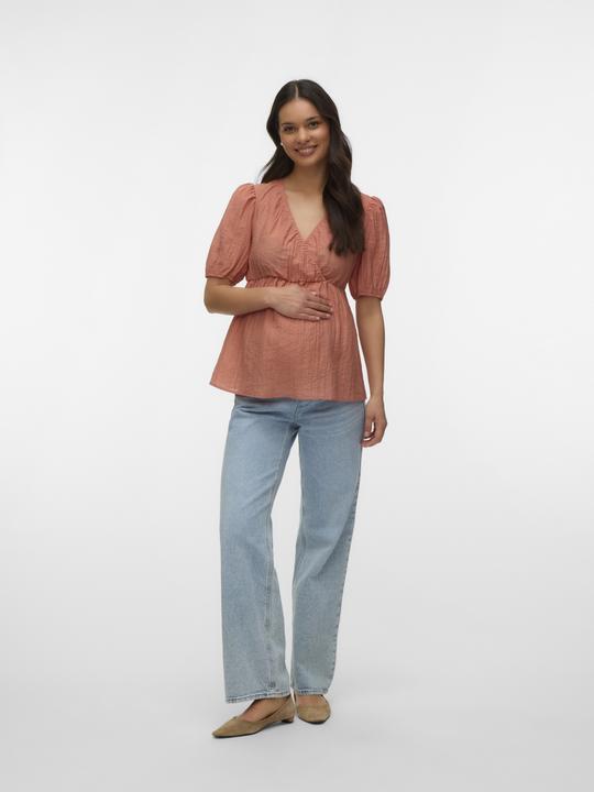 Produktbild Mamalicious Normal geschnitten V-Ausschnitt Top Bluse