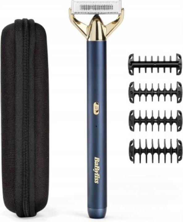 Immagine prodotto BaByliss Kompakter Doppelkinn-Rasierer, blau und gold