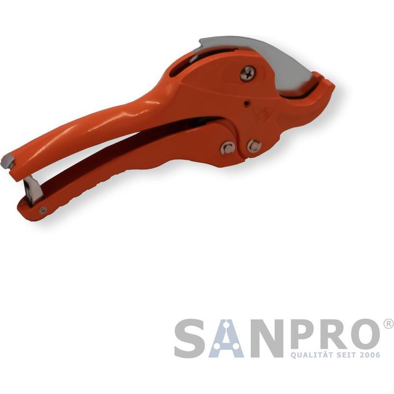 Thumbnail - Sanpro, Bolzenschneider + Seitenschneider, Rohrschere / Schere mit Ratsche für Verbundrohr / Kunststoff bis 35 mm (35 mm...