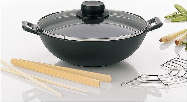Produktbild Kela Wok Mini (24 cm, Wok Pfanne, Gusseisen)