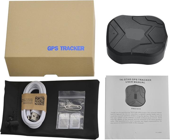 Actual product image Simmotrade GPS car tracker