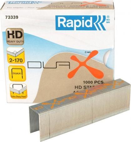 Actual product image Rapid Staples Duax, galvanised (1000 x)