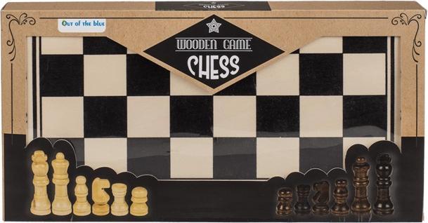 Image du produit Out of the blue ootb - Jeu de société en bois, échecs, environ 34 x 34 cm