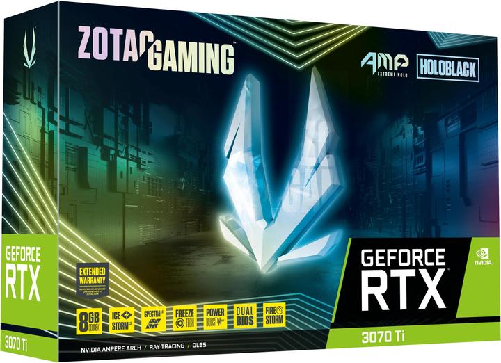 Image du produit Zotac GeForce RTX 3070TI AMP Extreme Holo 8G LHR (8 Go)