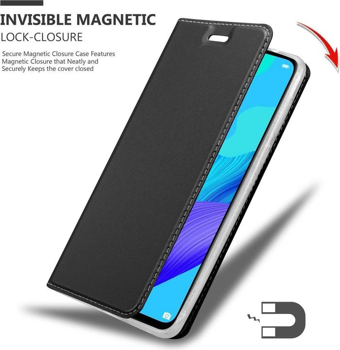 Actual product image Cadorabo Book Classy Style Cover (K20, Huawei Nova 5T, TCL 20S)