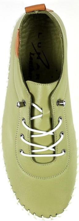 Actual product image Lunar Womens/Ladies St Ives Leather Plimsolls (37)