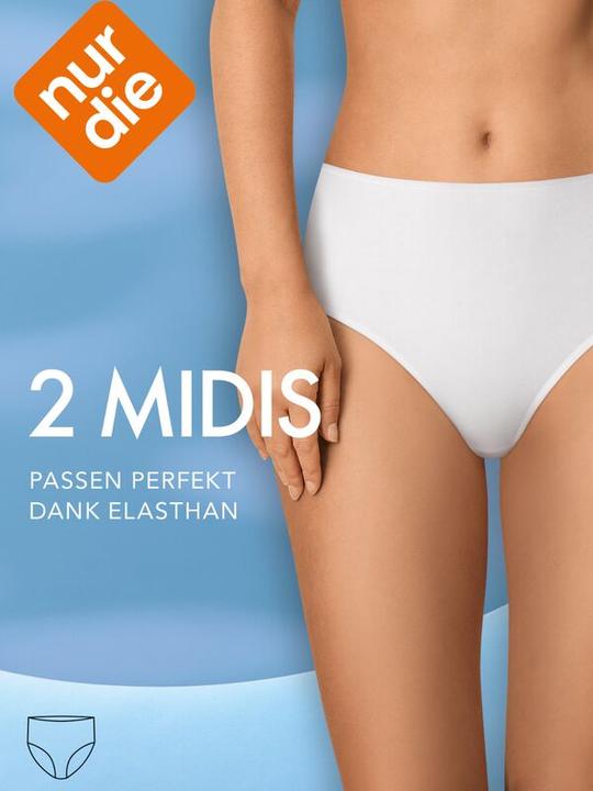 Produktbild Nur Die Midi-Slips (48, 50, 2er Pack)