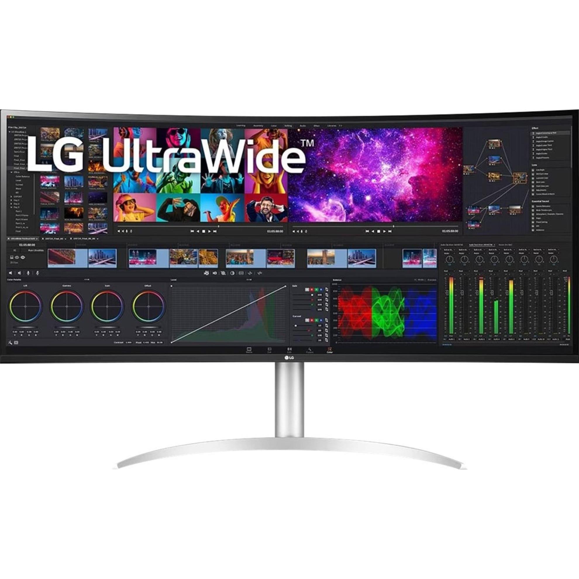 LG 40WP95XP-W (5120 x 2160 Pixel, 39.70"), Monitor, Silber, Weiss