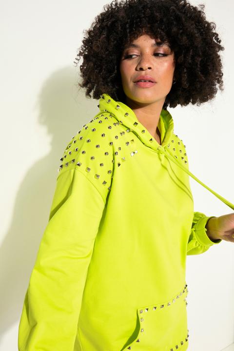 Actual product image Angel of Style Oversized Balloon Sleeve Hoodie with Decorative Rivets (50)