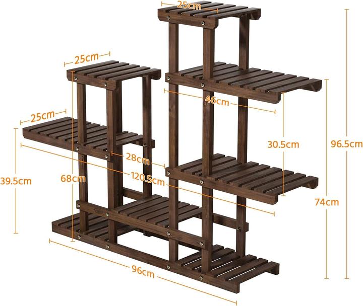 Produktbild Yaheetech Pflanzenregal