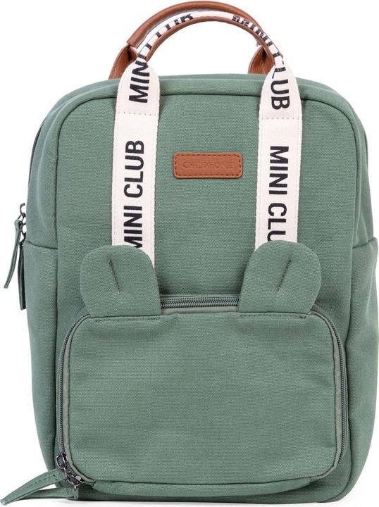 Image du produit Childhome Kinderrucksack Club Signature canvas grün (7 l)
