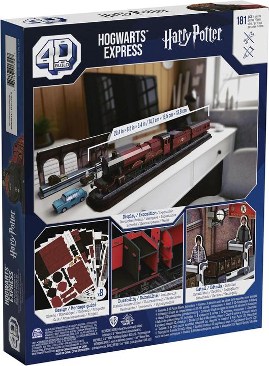 Actual product image Spin Master PUZZLE 4D Harry Potter Hogwarts Express (181 pieces)