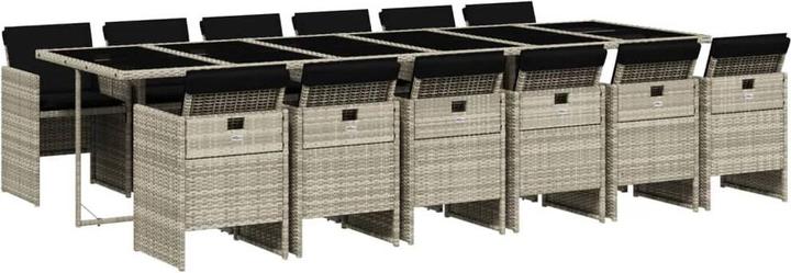 Produktbild vidaXL Garten Essgruppe (330 x 106 x 73 cm)