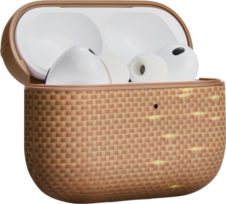 Actual product image Pitaka Aramid Fiber Magnetic Case, Golden Glint - AirPods Pro 3 (Headphone sleeve)