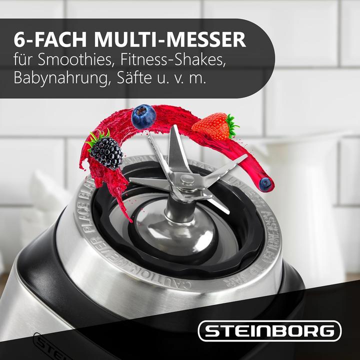 Image du produit Steinborg Standmixer mit To-Go Becher (500 W)