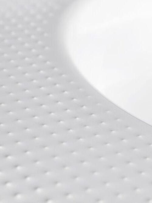 Actual product image Laufen Built-in washbasin VAL v ob with overflow without tap hole white LCC (360 mm, 550 mm)