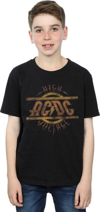 Produktbild AC/DC High Voltage Distressed Logo TShirt Jungen (152, 158)