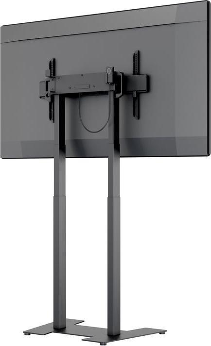 Image du produit Multibrackets Pied électr., -90", max 60 kg, noir (60 kg, 37" - 90")