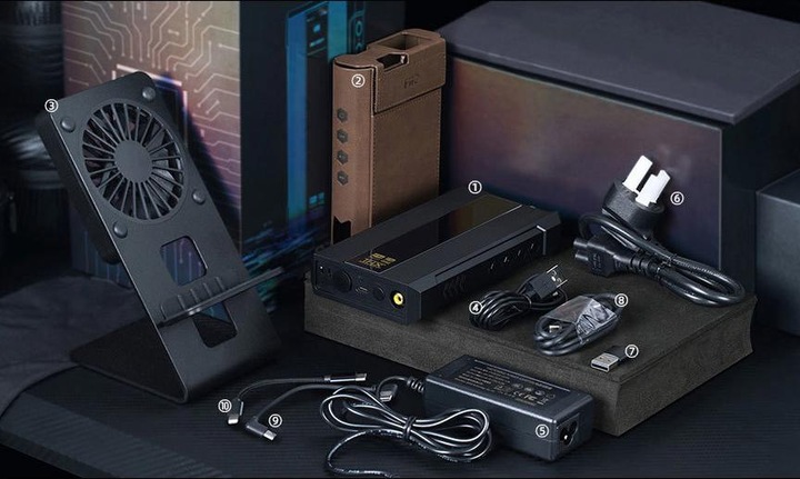 Actual product image FiiO Q7 (Display, gain switch, USB-DAC, Bluetooth)