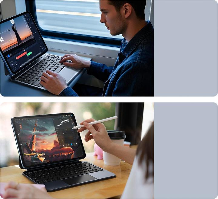 Image du produit Dux Ducis MK Pro Series Keyboard Case (US, Apple iPad 2022 (10e génération), Apple iPad 2025 (11e génération))